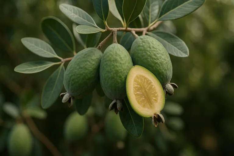 Pineapple Guava : un fruitier original à cultiver pour mêler plaisir gustatif et beauté du jardin