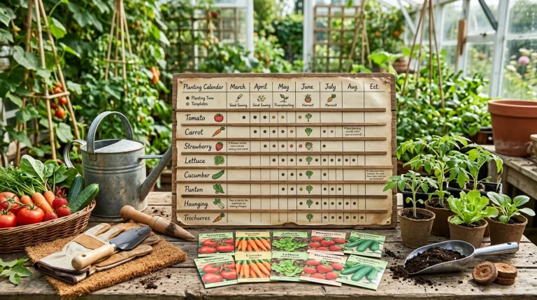 Calendrier de plantation de fruits et légumes org : semez au bon moment