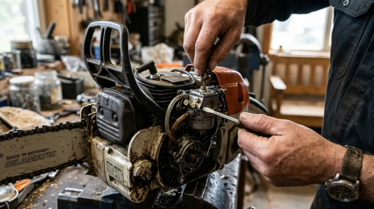 Réglage carburateur tronçonneuse : ajustez les vis h, l et t facilement
