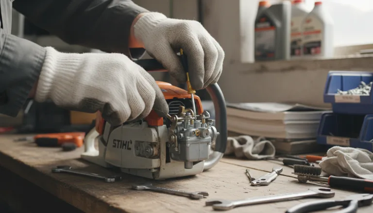 Régler le carburateur Stihl : étapes pour un ralenti optimal