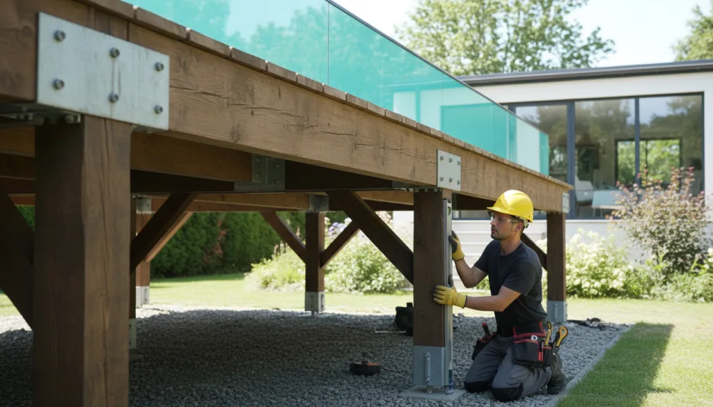 Piscine sur terrasse en bois : comment vérifier sa solidité ?