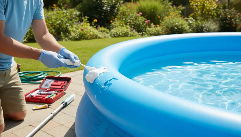 Réparer le boudin de piscine avec mousse expansive : méthode efficace