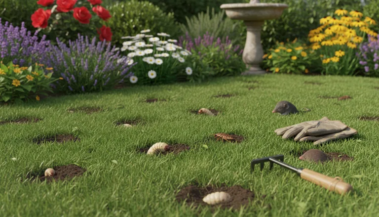 Trous dans le jardin sans monticule : identifiez les causes et remèdes