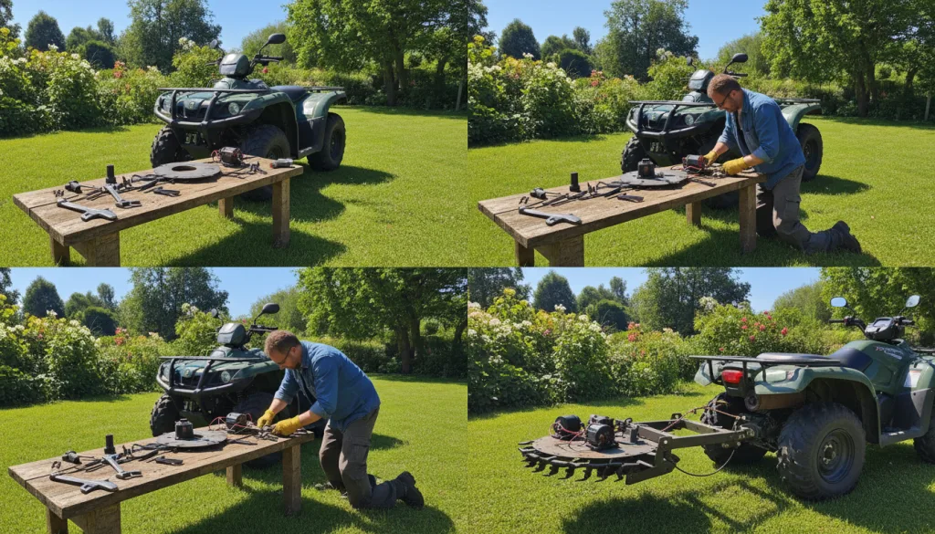 Fabriquer une tondeuse pour quad fait maison : étapes et conseils