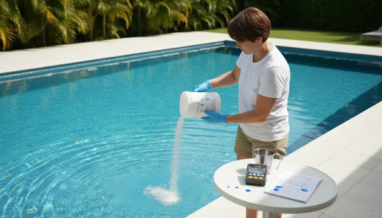 Dosage chlore choc piscine par m3 : méthode et conseils pratiques